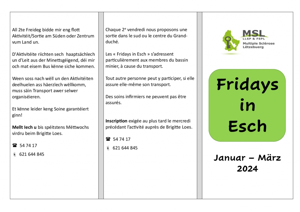 fridays in Esch jan_mars_24